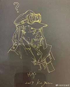 ^
@金政基KimJungGi 老师的签绘来一波～真的是超级高产 在机场竟然偶遇了@寺田克也 ，大佬之间的见面方式

#超时空速写##金政基##人文艺术# ​​​​