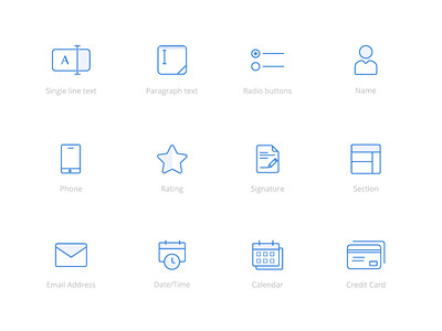 Icons for Dashboard ...