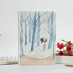 初品自由相遇爱A5精装本彩色插画内页笔记本学生手帐日记本小清新-淘宝网
