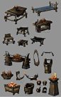 More ideas for dungeon dressing - Tables, beds, braziers, spit roast... though some of them would require good modelling skills with green stuff, others are suitable to PS construction.