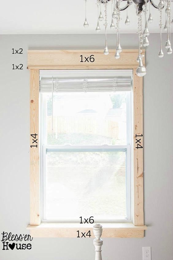 DIY Window Trim - Th...