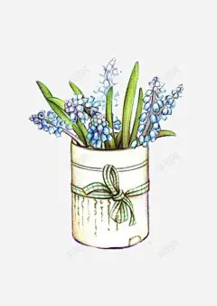 花瓶里的花 创意素材