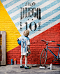 Cafe Diego : While creating a brand for Café Diego, the guiding star was the spirit of Argentina. As festive as his native country, Diego Armando Maradona became the main character and the core the brand identity is constructed on. The inspiration of the 