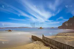 海滩,西班牙,拉科鲁尼亚,加利西亚,萨达,阿拉科鲁尼亚省,云,壁纸,波浪