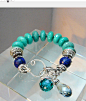 Perfect Storm with Amazonite Lapis and Silver by ... | Bracelets