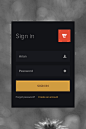 Login Form (Free PSD) on Behance