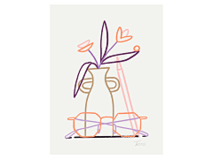 一只懒羽采集到简笔插画