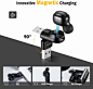 Amazon.com: Mpow EM13 Bluetooth Earpiece, 6-Hrs Wireless Earbud, V4.1 Mini Bluetooth Headset with USB Cordless Charger, Car Bluetooth Headphones HD Microphone for Cell Phone - Single Invisible Earbud: Cell Phones & Accessories