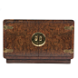 Mastercraft Burl and Brass Two-Door Cabinet image 2