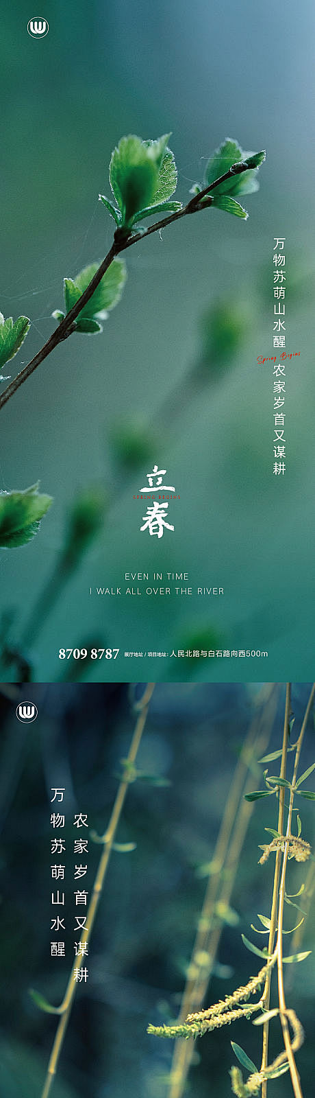 立春节气海报-源文件