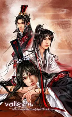 【插画大师】 ┇valleyhu┇_看图_手绘古装手绘现代吧_百度贴吧