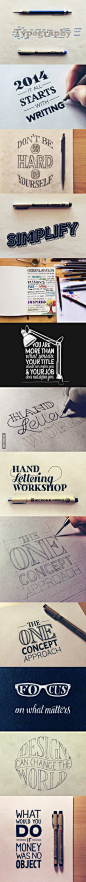 Awesome collection of hand lettering