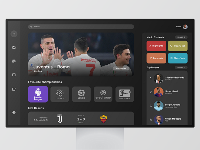TV App Design - Dail...