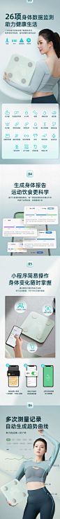 小熊体脂称家用智能高精准电子体重秤专业测脂肪小型人体秤-tmall.com天猫