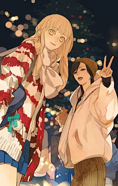 #SQ# 画了张SQ的壁纸，祝你们圣诞快乐。 ​​​​