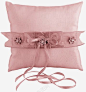 粉色丝带抱枕方枕 创意素材