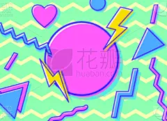 矢量,时尚,复古风格,现代,色彩鲜艳,舞蹈,模拟设备,创作行业,标签,复古