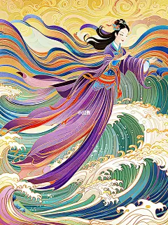 Trik AI‖上古神话篇•精卫填海
精卫填海
又北二百里，曰发鸠之山，其上多柘木，有鸟焉，其状如乌，文首，白喙，赤足，名曰：“精卫”，其鸣自詨。是炎帝之少女，名曰女娃。女娃游于东海，溺而不返，故为精卫，常衔西山之木石，以堙于东海。漳水出焉，东流注于河。