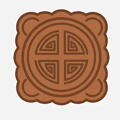 卡通月饼高清素材 中国风 中秋月饼 卡通手绘 矢量月饼 粗边 花纹 免抠png 设计图片 免费下载