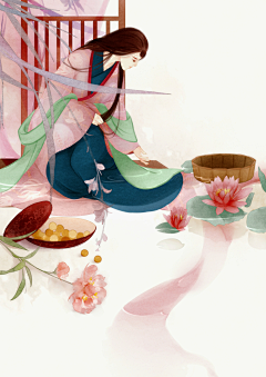 古风收集君采集到〔 -口君- 〕晴栀渝菀歌 °