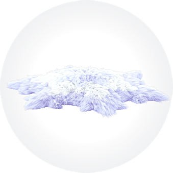雪花貂绒毯