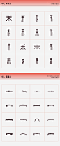 常用偏旁部首-设计变形速查手册