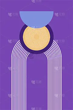 极简主义波西米亚海报或T恤印花设计