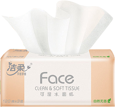 洁柔 抽纸 png