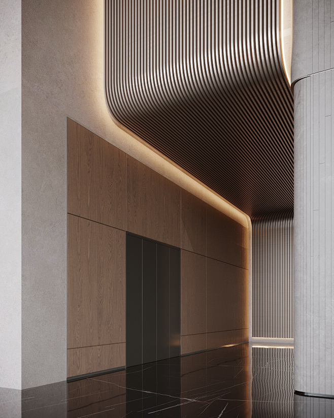 成都公寓大楼一层大堂+公区过道+地下电梯厅 _ Artpartner _ 2022 _ 中国四川@序赞网_VSSZAN_018