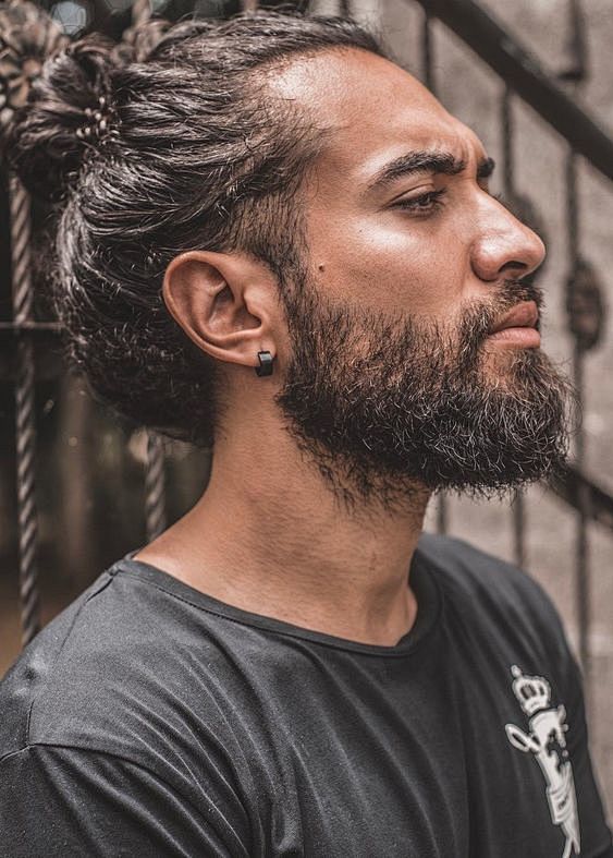 Best manbun long hai...