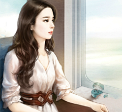 含含糊糊i采集到现代立绘（女免扣）