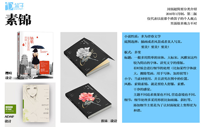 #美工笛子##晋江苏三##封面超简要分类...