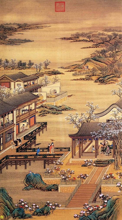 猫丽丝采集到油画风景水彩风景绘画类