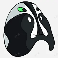手绘隋唐人物黑脸京剧脸谱高清素材 免费下载 页面网页 平面电商 创意素材 png素材
