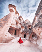 Fairy tale spot  Cappadocia, Turkey. Photo by @cumacevikphoto