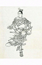 转几张传统连环画风格的白描盔甲画_盔甲吧_百度贴吧