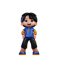 Worry Man  3D Illustration