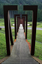 If I could begin each day with a walk through these zen-like arches with prayers upon my lips, it would be such a beautiful way to start the day. ~ TSL.    Road of the Sun (by DANI KARAVAN)