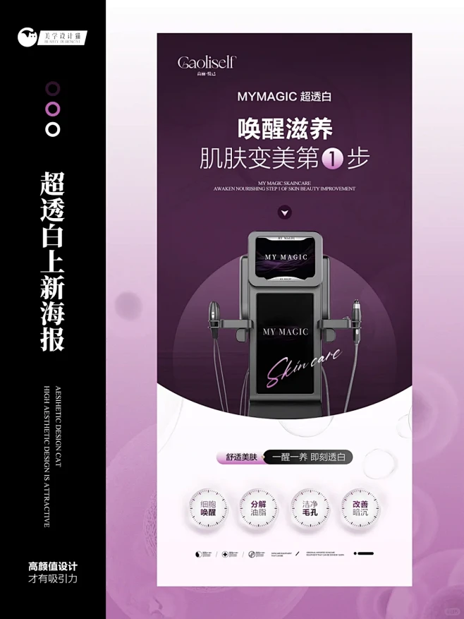 超透白仪器上新海报 | 一醒一白 即刻透...