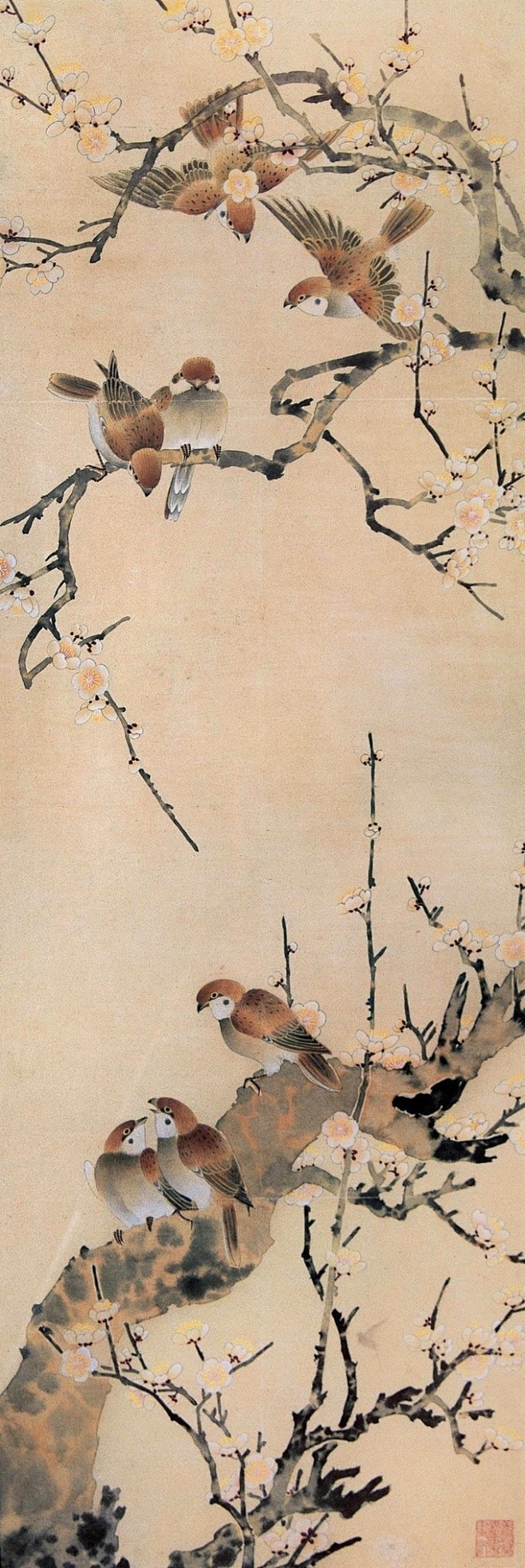 国画大师陈之佛工笔花鸟画精选