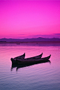 粉红色的天空 - 伊洛瓦底江，缅甸蒲甘日落，