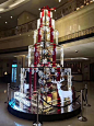 创意圣诞节圣诞树DP点堆头美陈艺术装置夜景商场氛围活动布置亮灯仪式