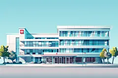 城市医院手绘创意