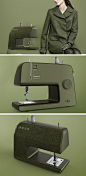 A modern sewing machine designed applying the language of high-end audio maker Vifa.