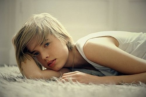 agyness deyn、发、白色、Ag...