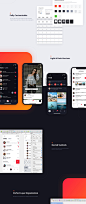 UI Kits : Sienna UI Kit is a high quality pack of 40+ social app screens based on iOS 11 which will accelerate your design process and will help develop an outstanding experience. This kit is created on powerful and easy-to-use override system based on ne