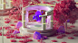 Crystal Altar : Crystal Altar inspired on Alexandr Nepogoda artwork