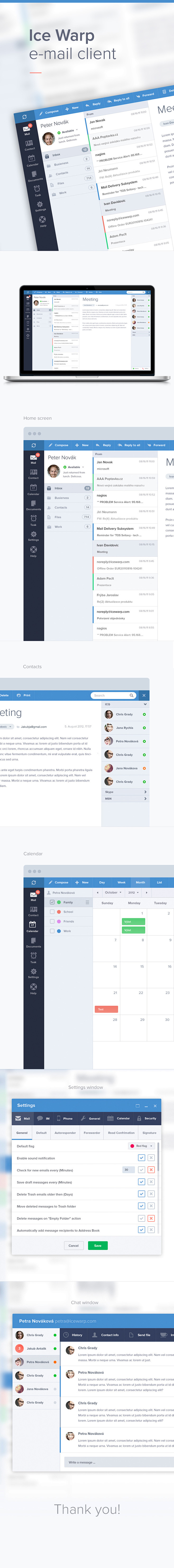 E-mail client : Rede...