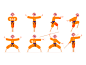 Drunken Master: Positions
