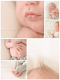 These are the newborn pics i love! I love the angles and shots of the belly, hair, lips, etc. SOOOO cute!!